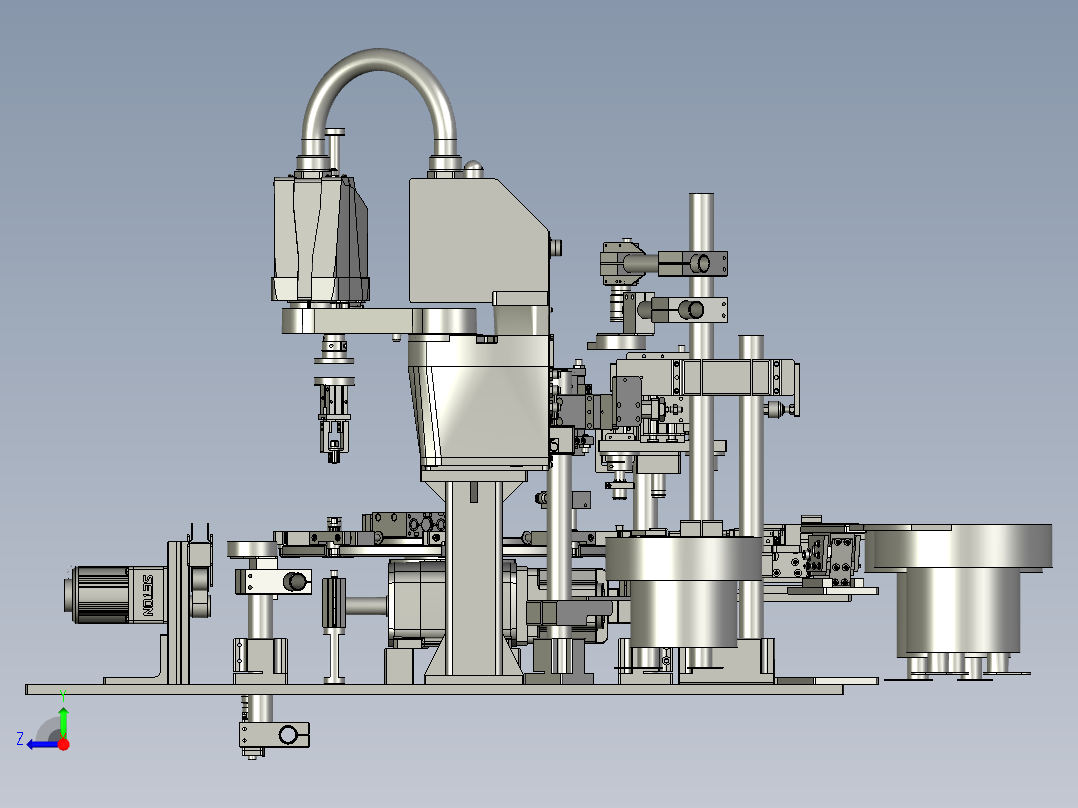 JALD23-4-阻尼组装整线中段右视图