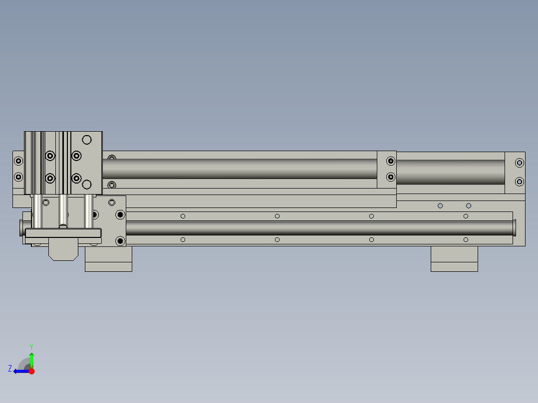 接力送料装置右视图