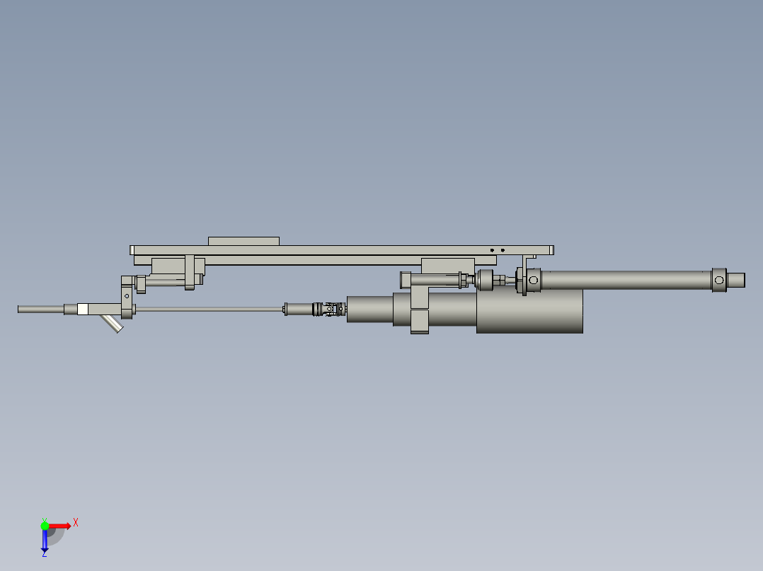 锁付组合俯视图
