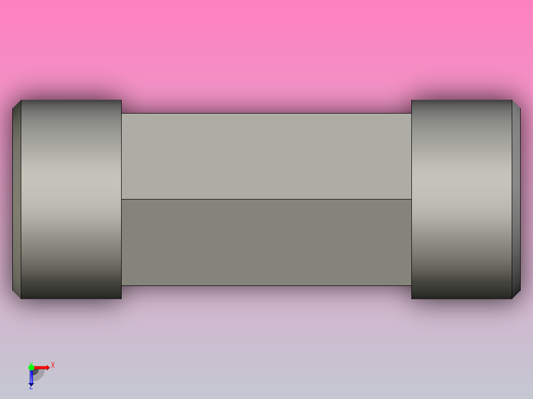 EO管接头三通异径管TR15 12 15L71X.igs俯视图