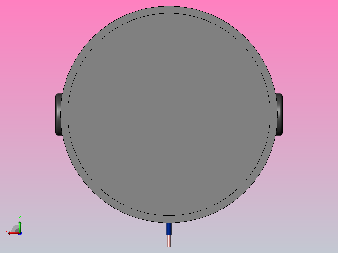 沙洋叶齿轮电机IG-90GM L73.8后视图