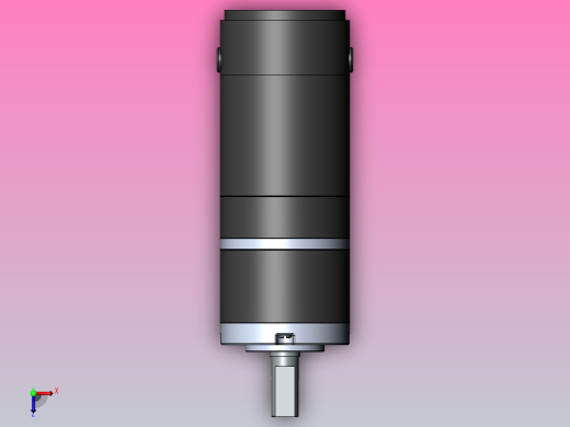 沙洋叶齿轮电机IG-90GM L73.8俯视缩略图