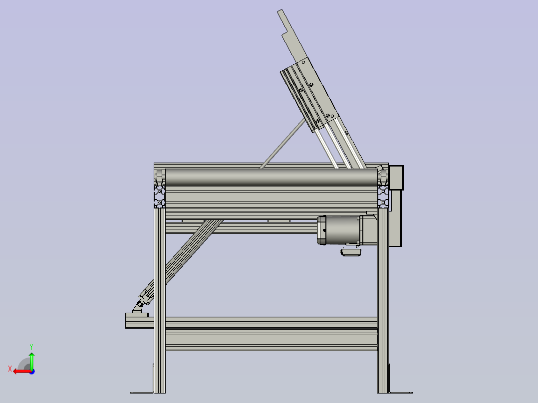 装箱工位后视图
