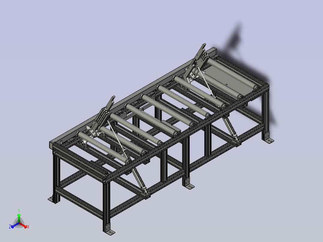 装箱工位正等轴测图