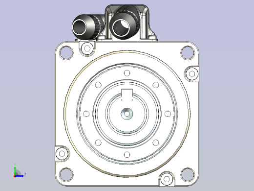 JSCC精研伺服减速电机 80mhf4左视缩略图