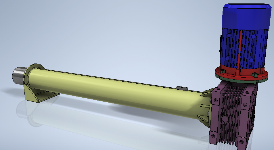 2.2千瓦NMRV线性执行器3D图纸 STP格式