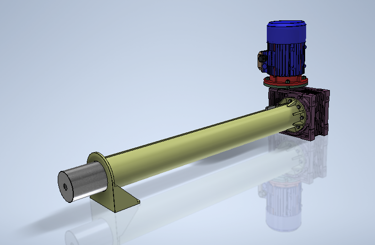 2.2千瓦NMRV线性执行器3D图纸 STP格式