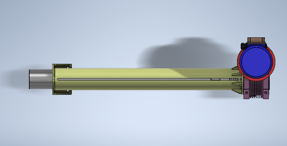 2.2千瓦NMRV线性执行器3D图纸 STP格式