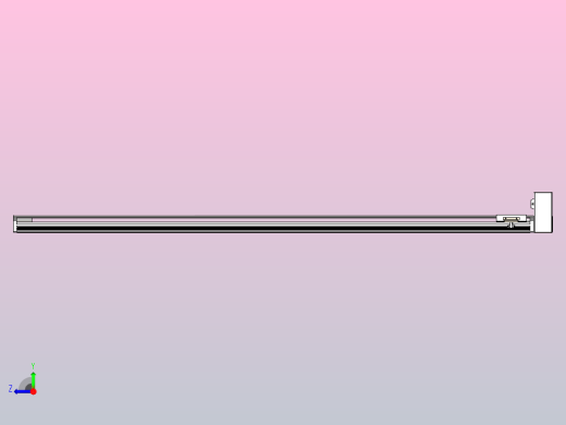 皮带直线轴半封闭可选导轨TPA-HNB-105D-90-L1700-LU-Y-P20-N3右视缩略图