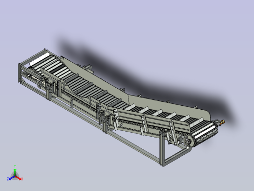 链式输送机3D图纸