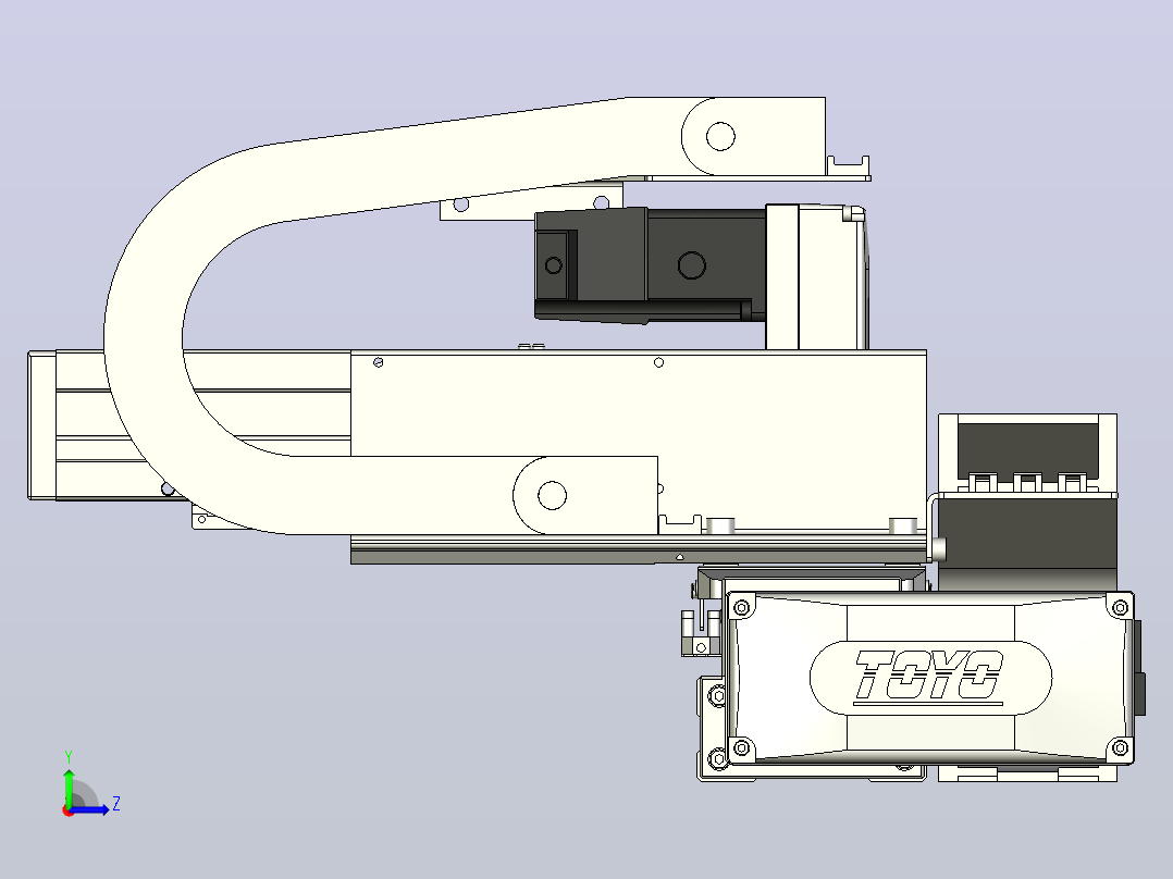 XYGT320-A1-50-100-M-C-0001负载5-8KG XY丝杆模组 内嵌式 XYGT320-A1 替换东佑达TOYO直线滑台模组左视图