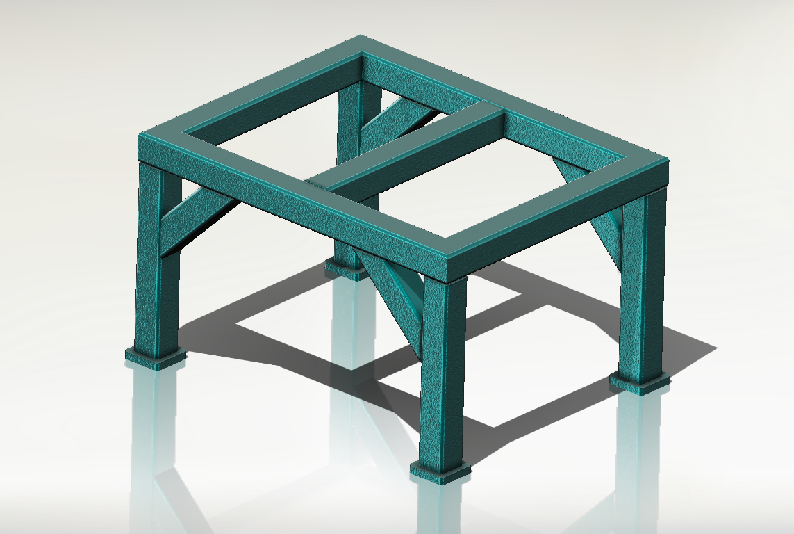SolidWorks 焊件中的结构件骨架