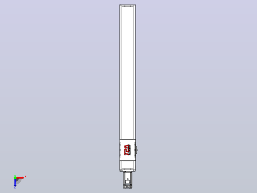 滚珠丝杠直线轴带导轨全封闭TPA-HCR-110D-1610C-L900-M-C-P40-N3俯视缩略图