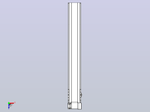 皮带直线轴半封闭可选导轨TPA-HNB-175D-140-L1050-RP-Y-P75-N3俯视缩略图
