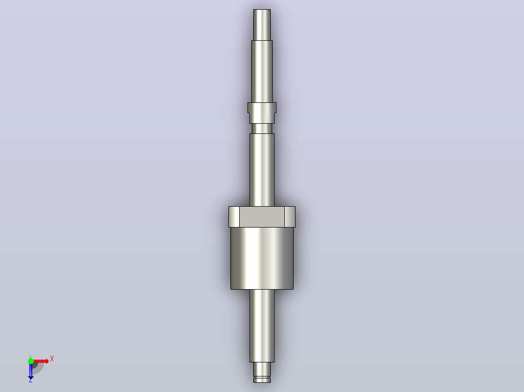 12-5b1-fsw-110-180上银TBI滚珠螺杆 R12-5B1-FSW俯视图