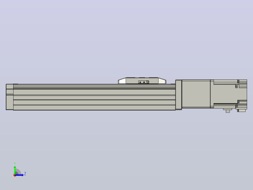滚珠丝杠直线轴内置导轨TPA-GCR-65-1610C-L200-M-M40-N3左视缩略图