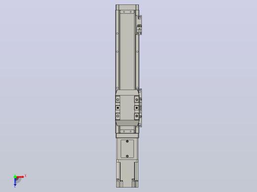 滚珠丝杠直线轴内置导轨TPA-GCR-65-1610C-L200-M-M40-N3俯视缩略图