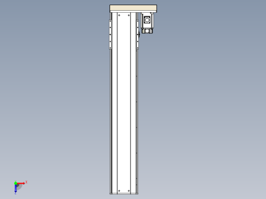 日规模组半封闭丝杆TPA-HNR-220D-3210C-L1050-ML-C-P1K-N3俯视缩略图