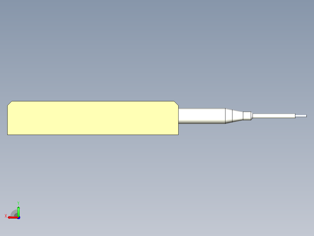 导纤维二极管激光器模块后视图