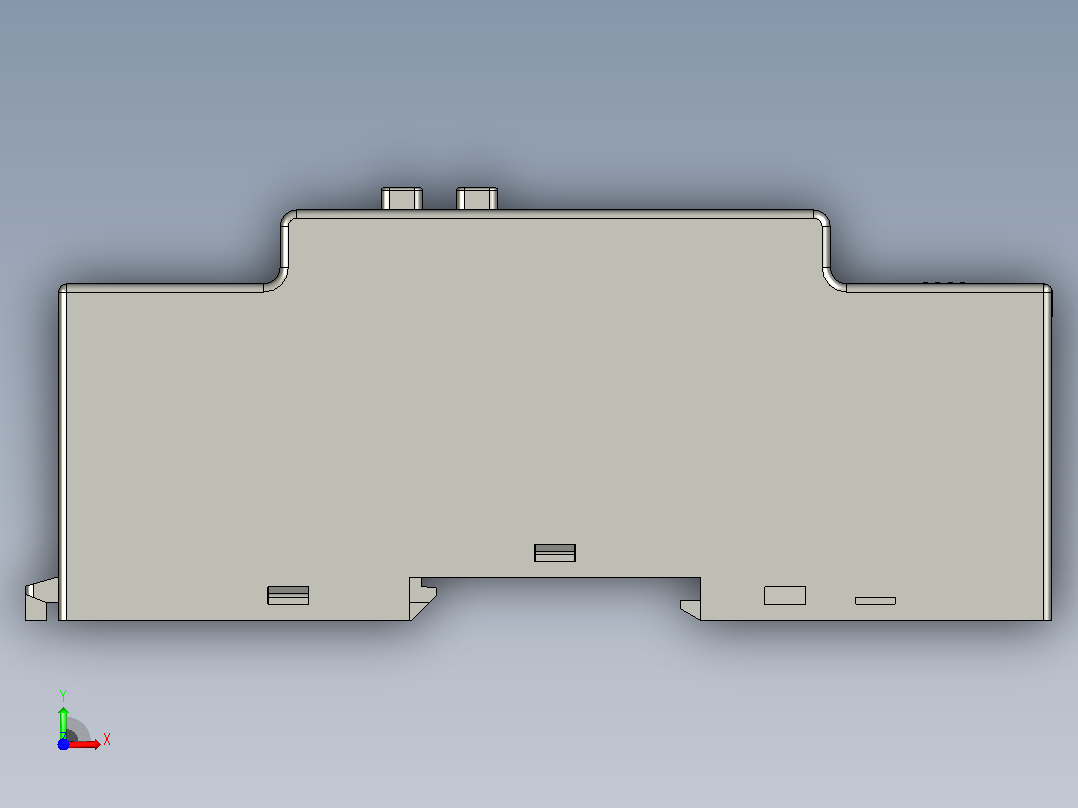 KG316T-D时控开关三维模型202012前视图