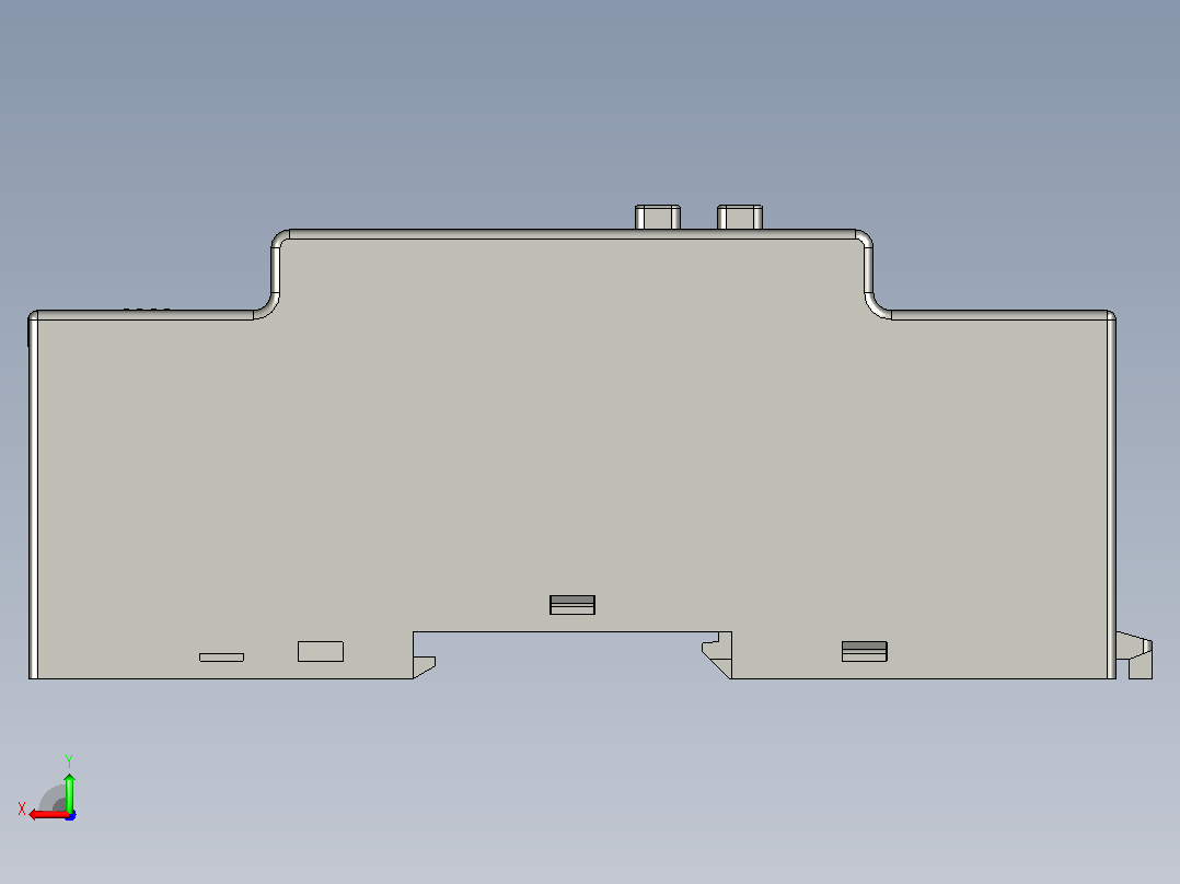 KG316T-D时控开关三维模型202012后视图