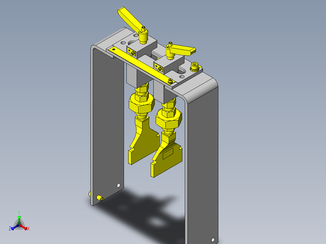 吹气枪位置调整机构