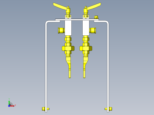 吹气枪位置调整机构前视缩略图