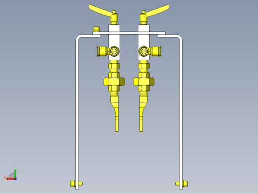 吹气枪位置调整机构后视缩略图