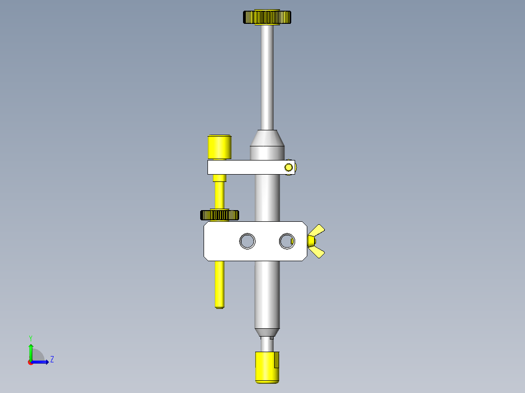 工件高度判定夹具左视图