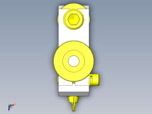 工件高度判定夹具俯视缩略图