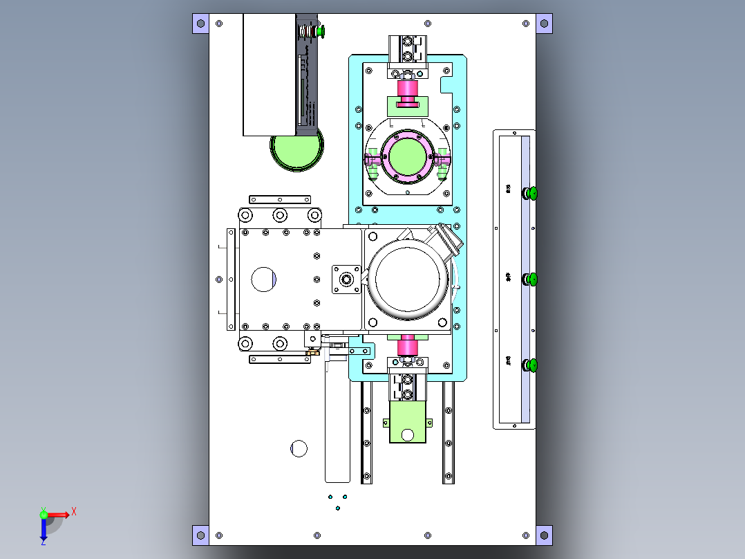 热水壶自动ZN-Q5卷边机sw14可编辑俯视图