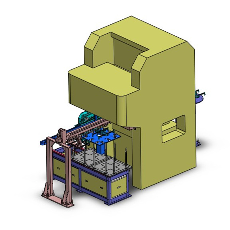 方料搬运压力机冲压与取料3D图纸H261 自动化设备3D图纸