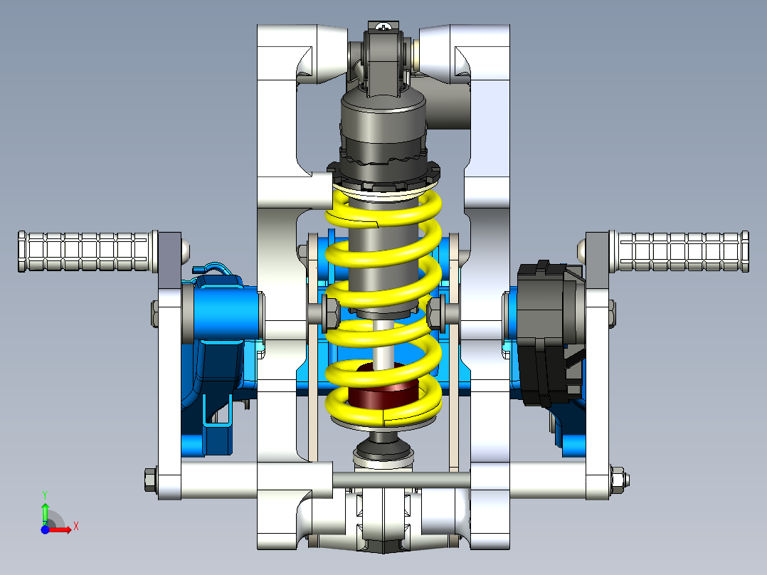 铃木350框架板，前视图