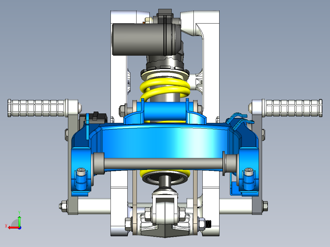 铃木350框架板，后视图