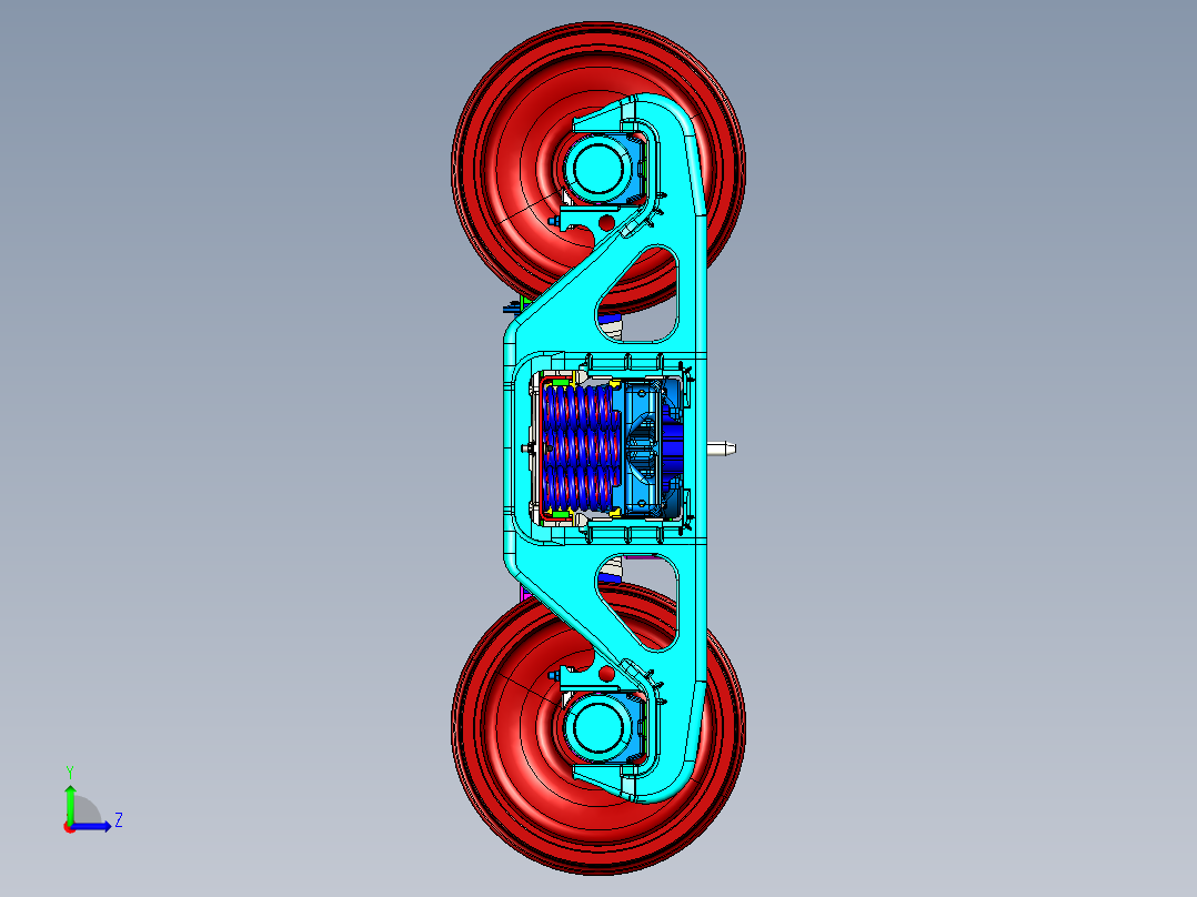 宫殿的输送箱左视图
