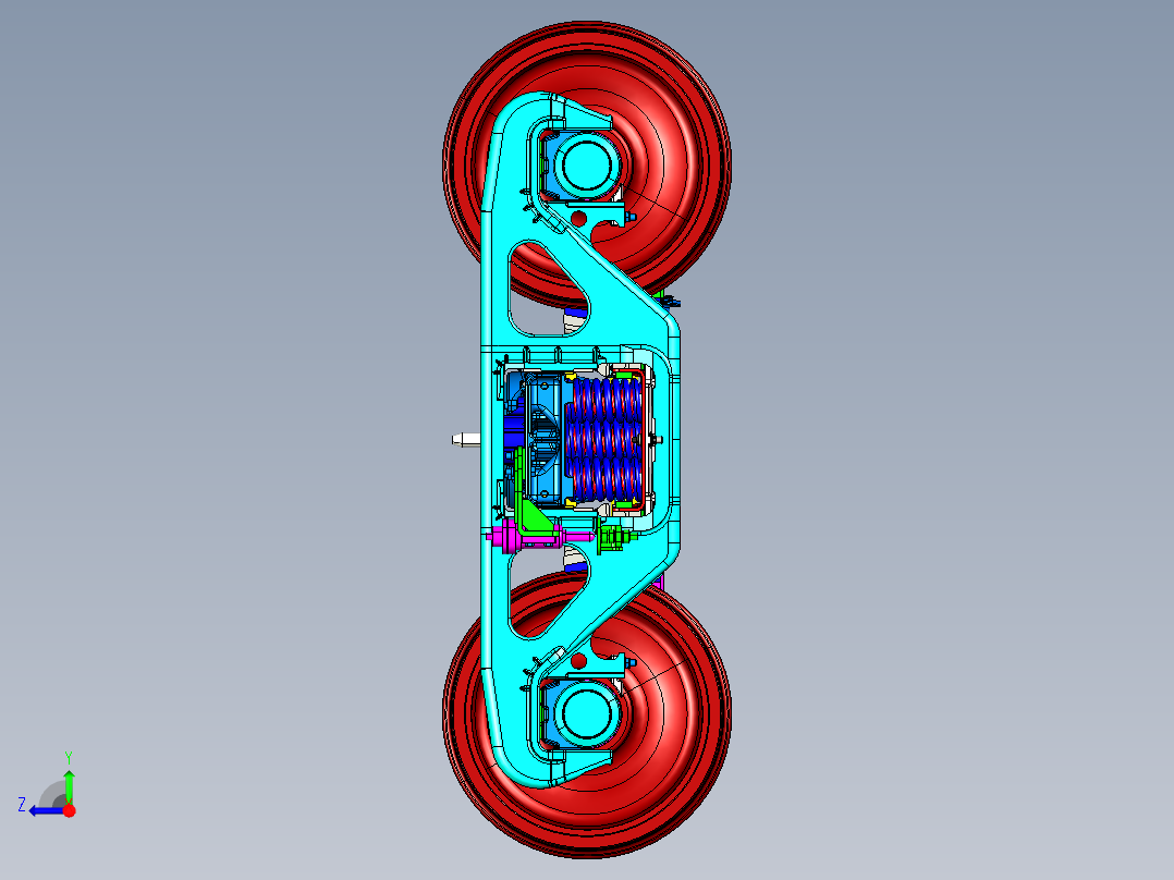 宫殿的输送箱右视图