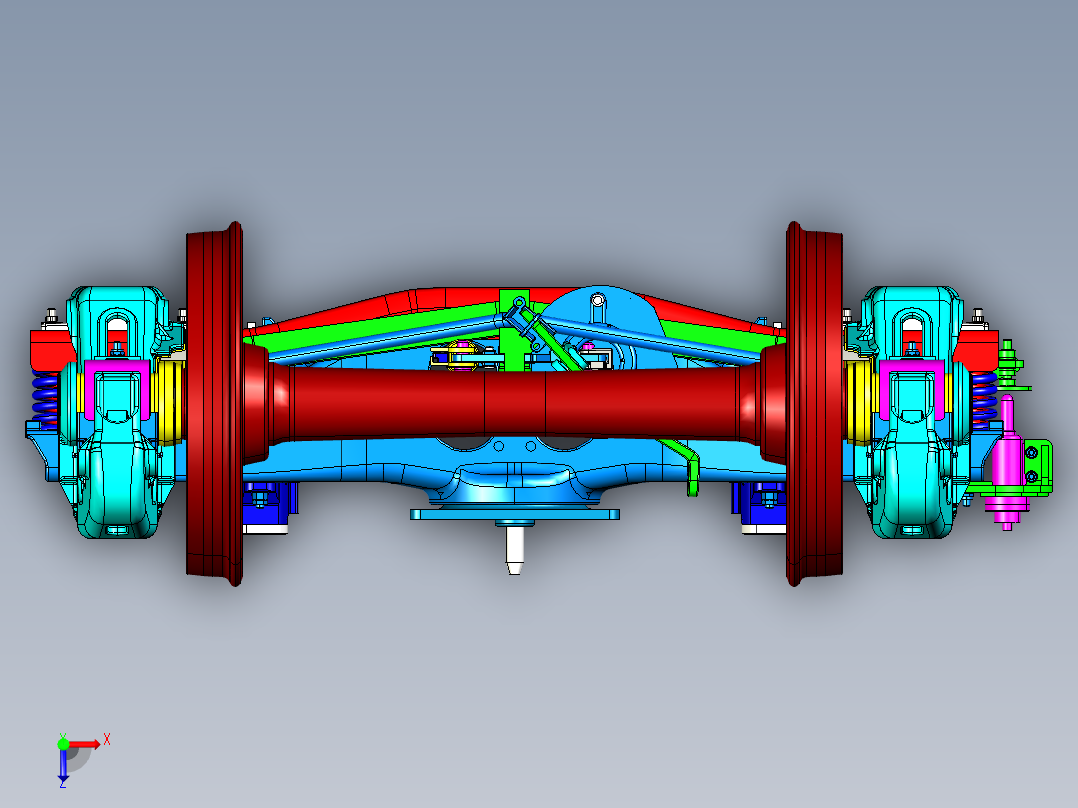 宫殿的输送箱俯视图