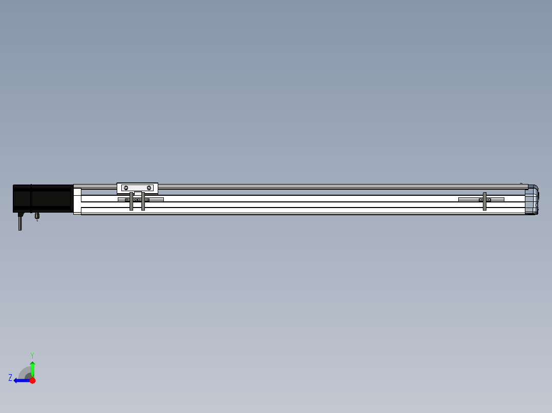 Toyo东佑达直线模组-ETH12-750-BC-200W+煞車右视图
