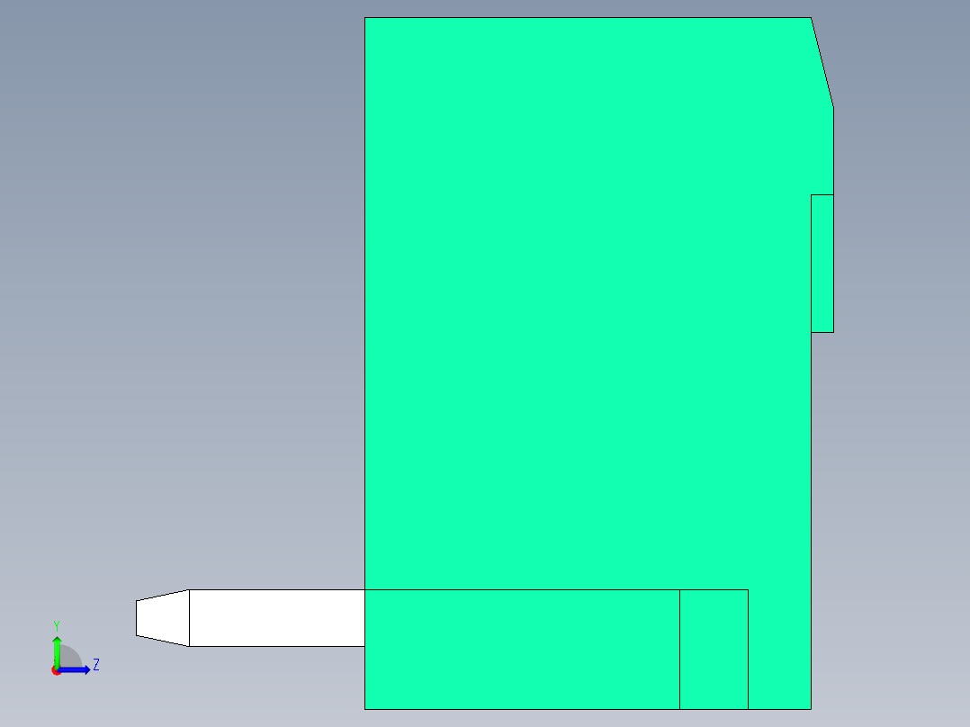 DEGSON 2EDG 系列 5.08mm 可插拔接线端子组-2EDGRC-5.08-09P-14-00AH左视图