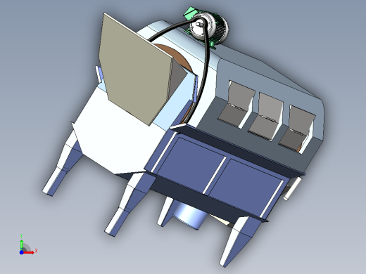 内置喷雾器喷嘴清洗谷物机前视缩略图