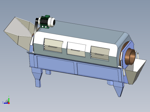 内置喷雾器喷嘴清洗谷物机右视缩略图