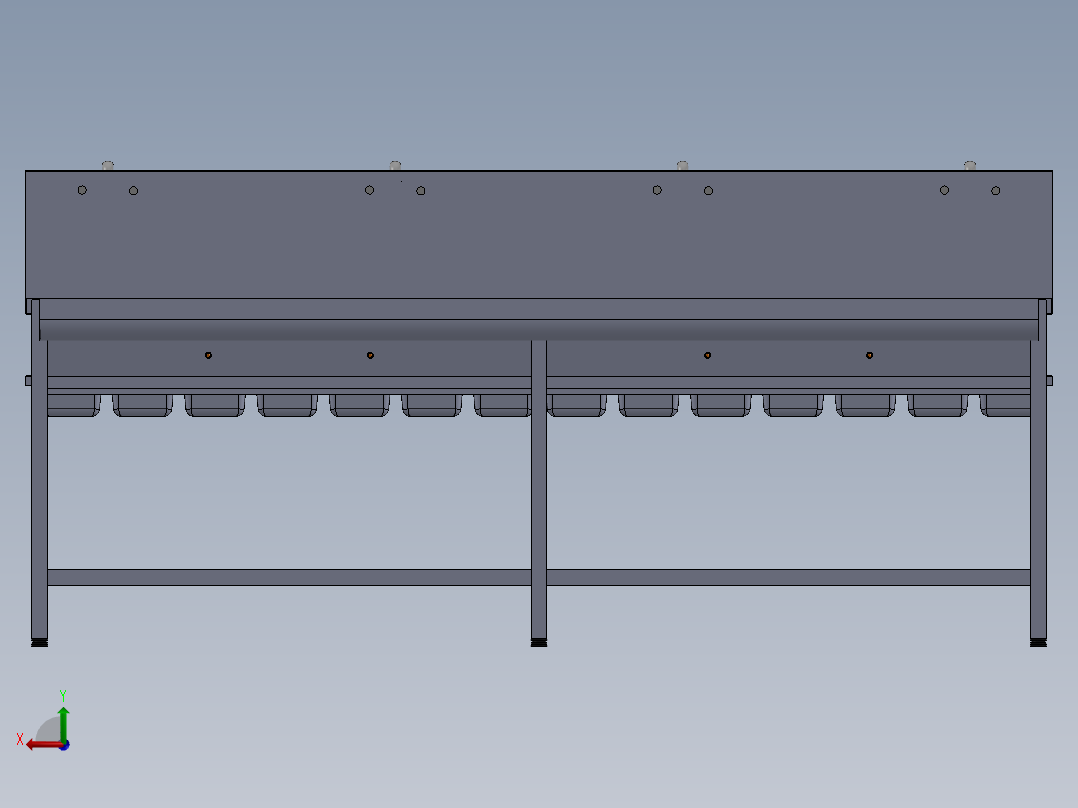 灶台模型图后视图