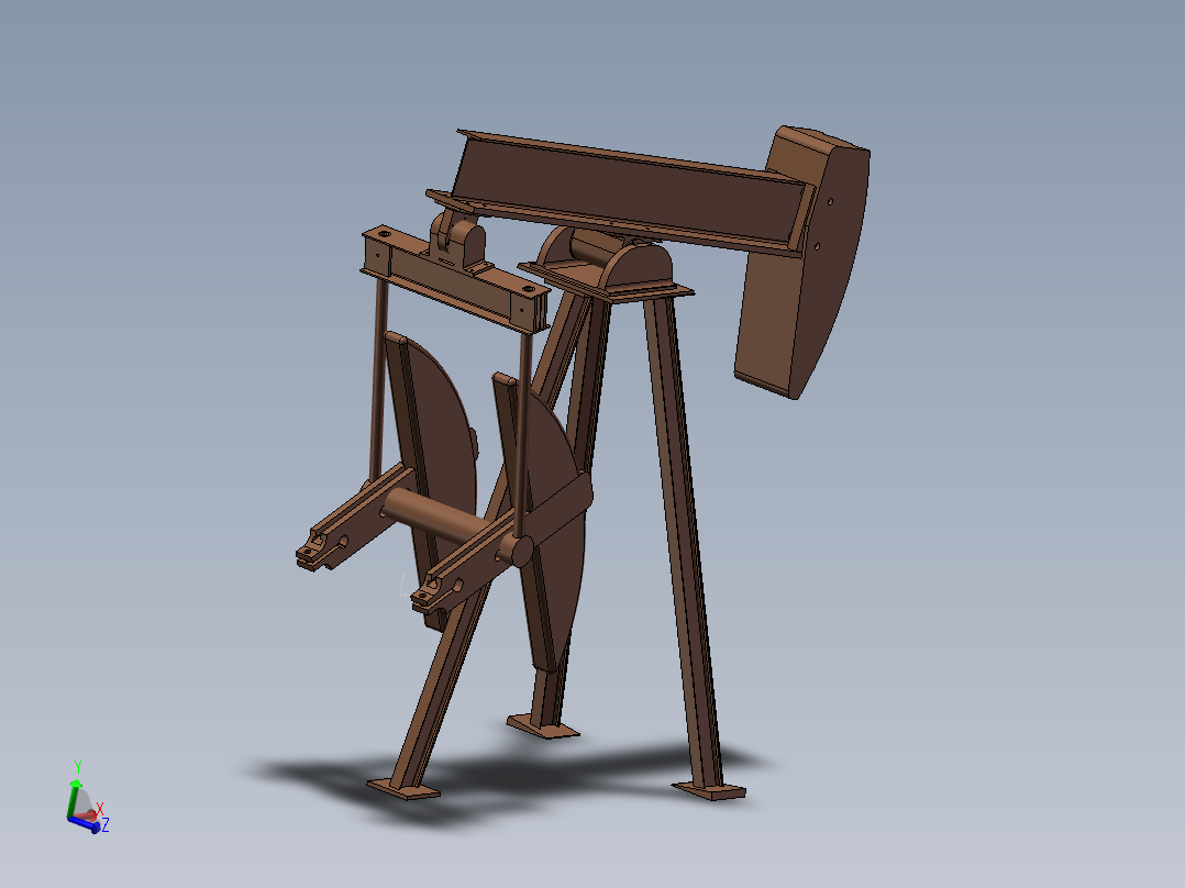 320-305-100石油抽油机三维设计与分析主视图