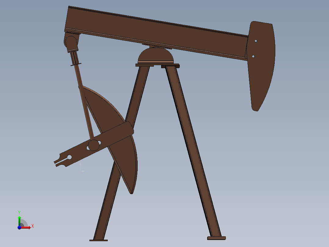 320-305-100石油抽油机三维设计与分析前视图