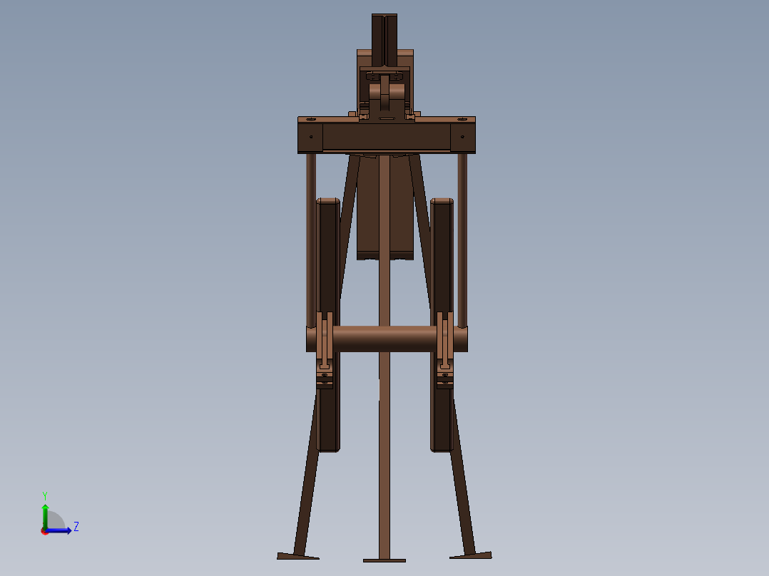 320-305-100石油抽油机三维设计与分析左视图