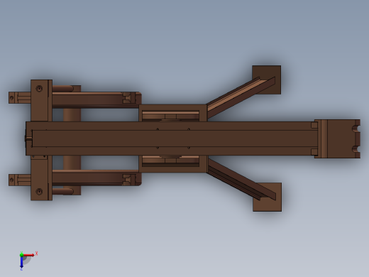 320-305-100石油抽油机三维设计与分析俯视缩略图
