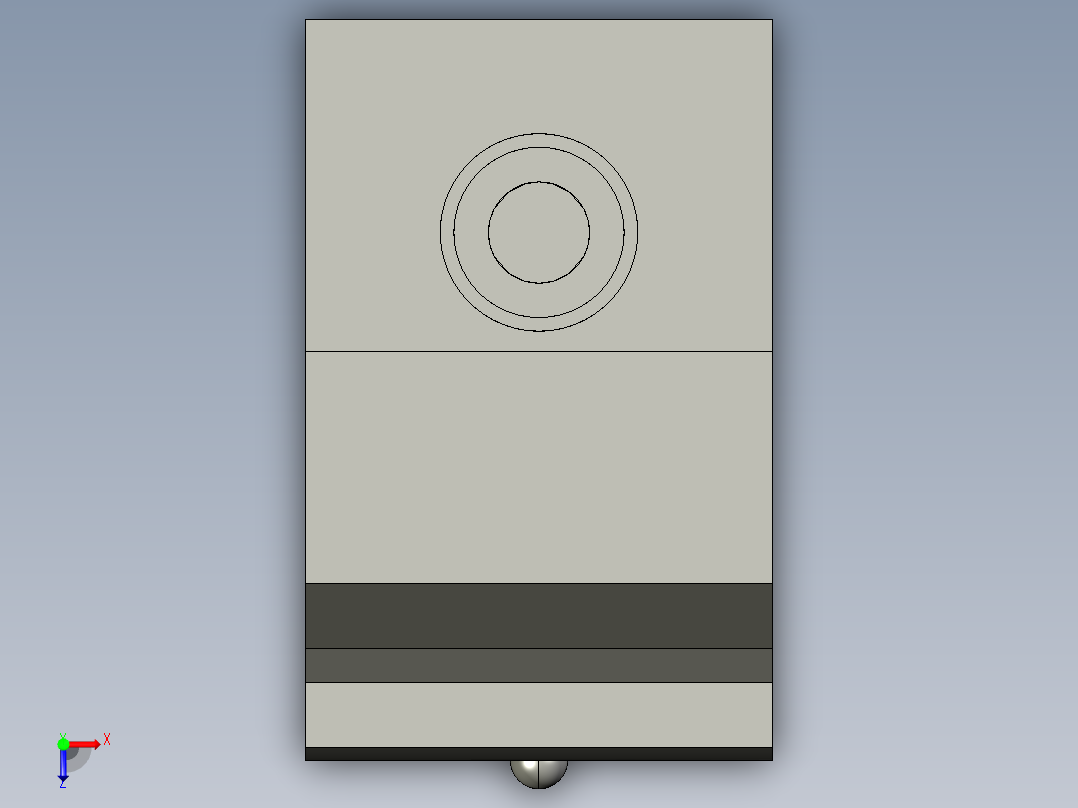 基恩士FS-V1_kc图纸模型俯视图