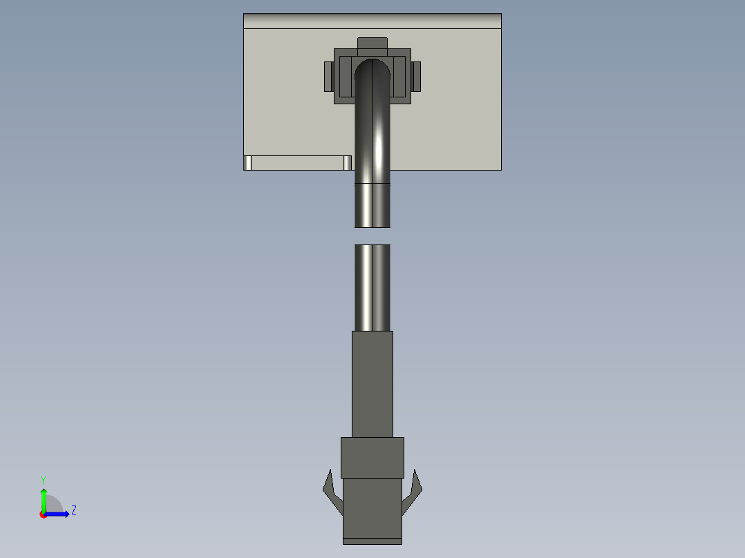 基恩士CA-DPU2_kc图纸模型左视图