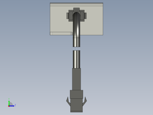 基恩士CA-DPU2_kc图纸模型左视缩略图