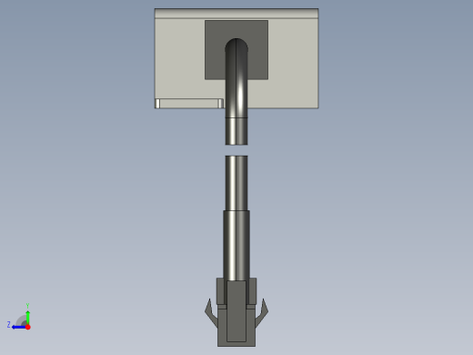 基恩士CA-DPU2_kc图纸模型右视缩略图